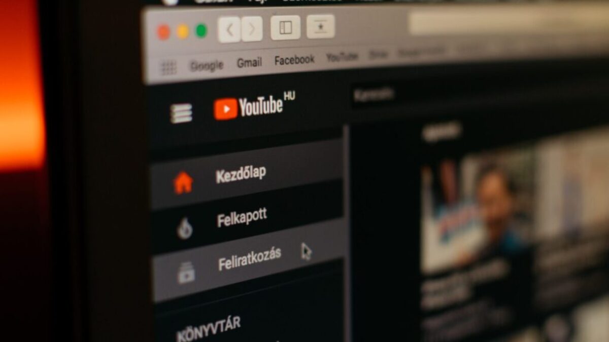 Youtube website screengrab
