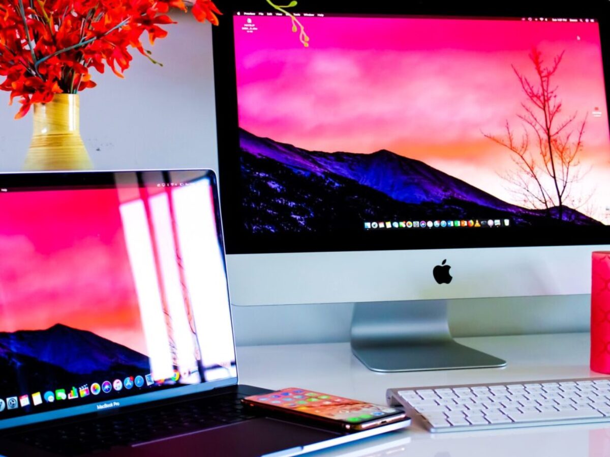 space gray MacBook Pro