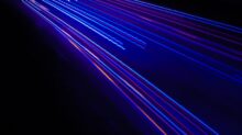 blue and red illusion clip art
