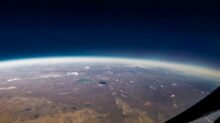 aerial photo of world