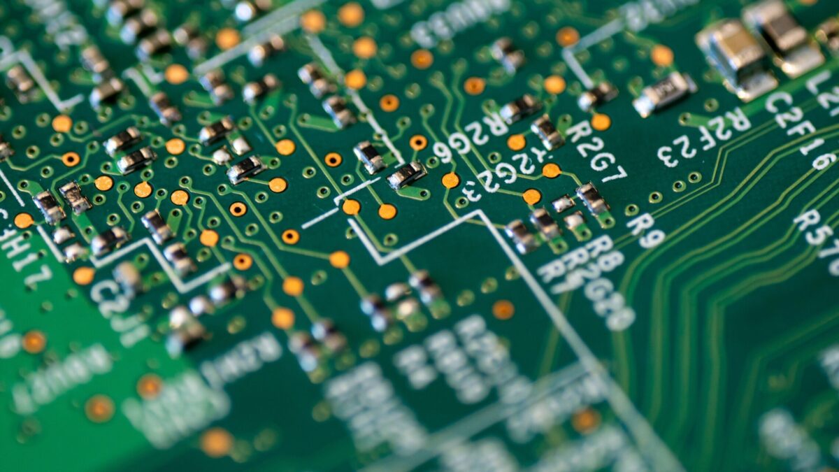 green circuit board