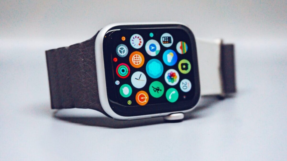 black smart watch with black strap