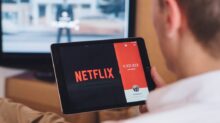man watching Netflic