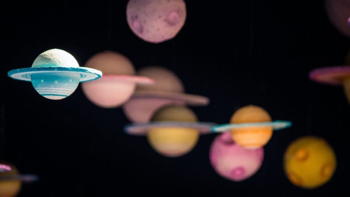 assorted planet decor