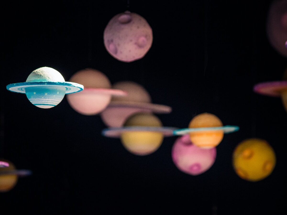 assorted planet decor