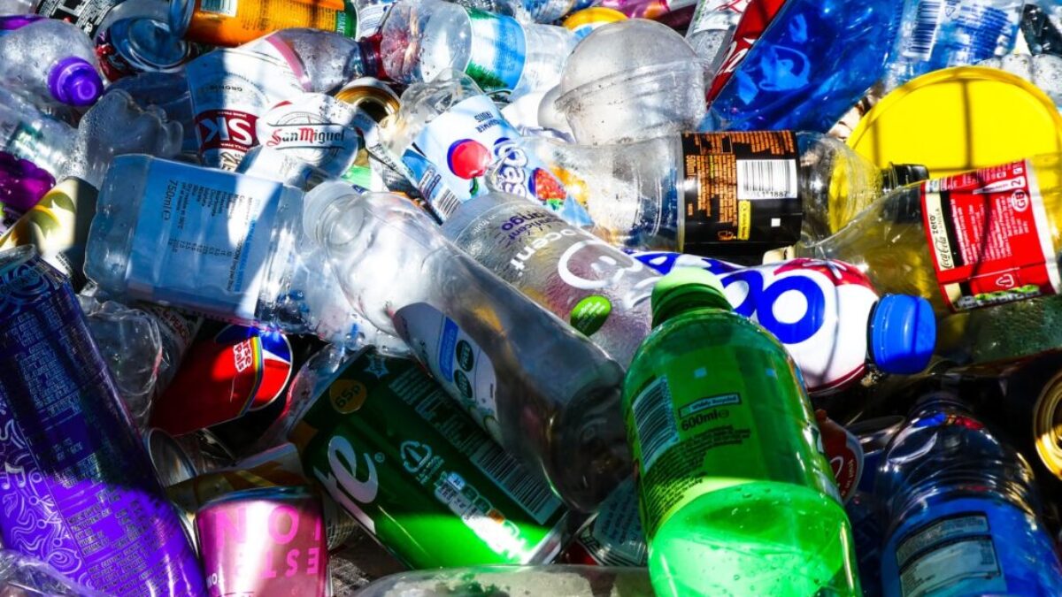 sprite plastic bottle on table