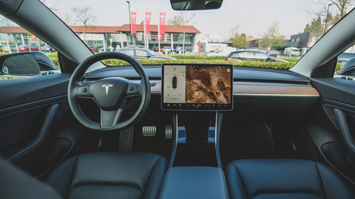 black car interior 