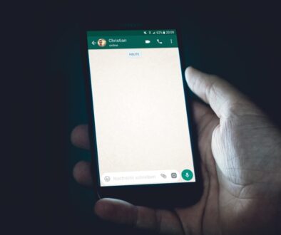 person holding smartphone
