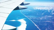 aerial photo of airplane wings during daytime