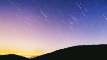 time lapse photography of shooting stars