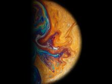 painting of planet