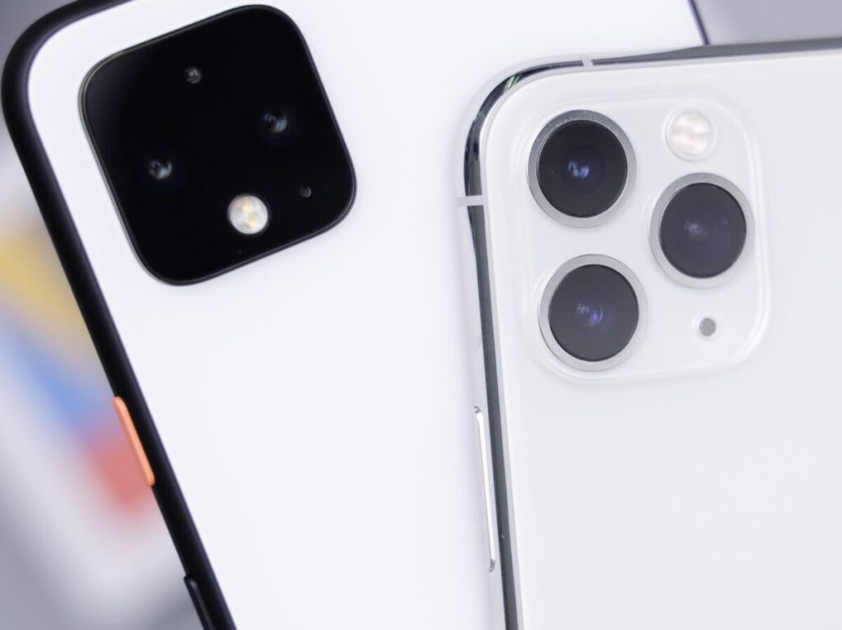 silver iPhone 11 and 11 Pro