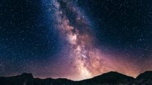 milky way on mountains