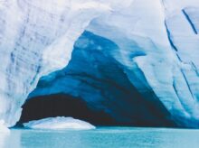 iceberg on water