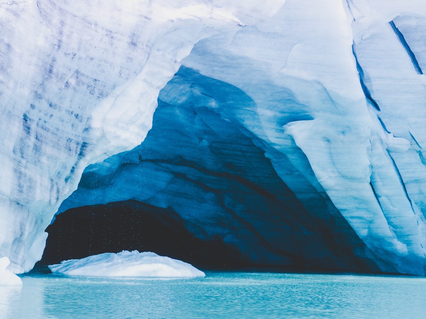 iceberg on water