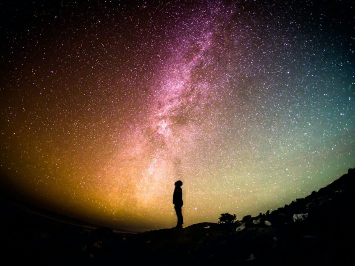 silhouette photography of person