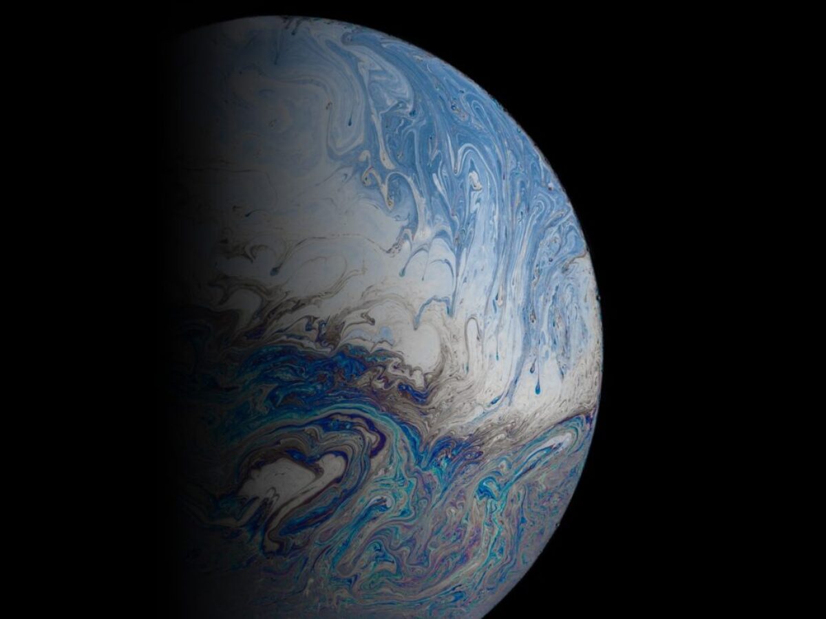 blue and brown planet earth