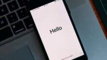 black smartphone