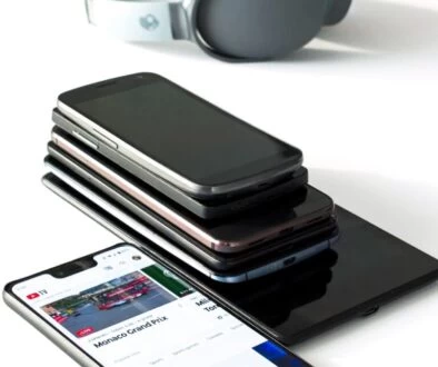 piled phones