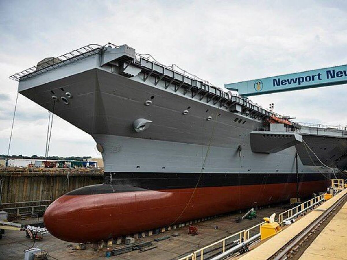 640px Uss Gerald R Ford Under Construction 20130916 1