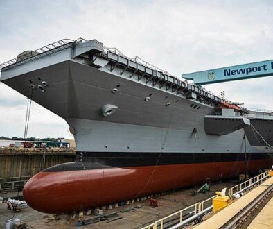 640px Uss Gerald R Ford Under Construction 20130916 1