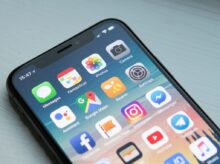 space gray iPhone X