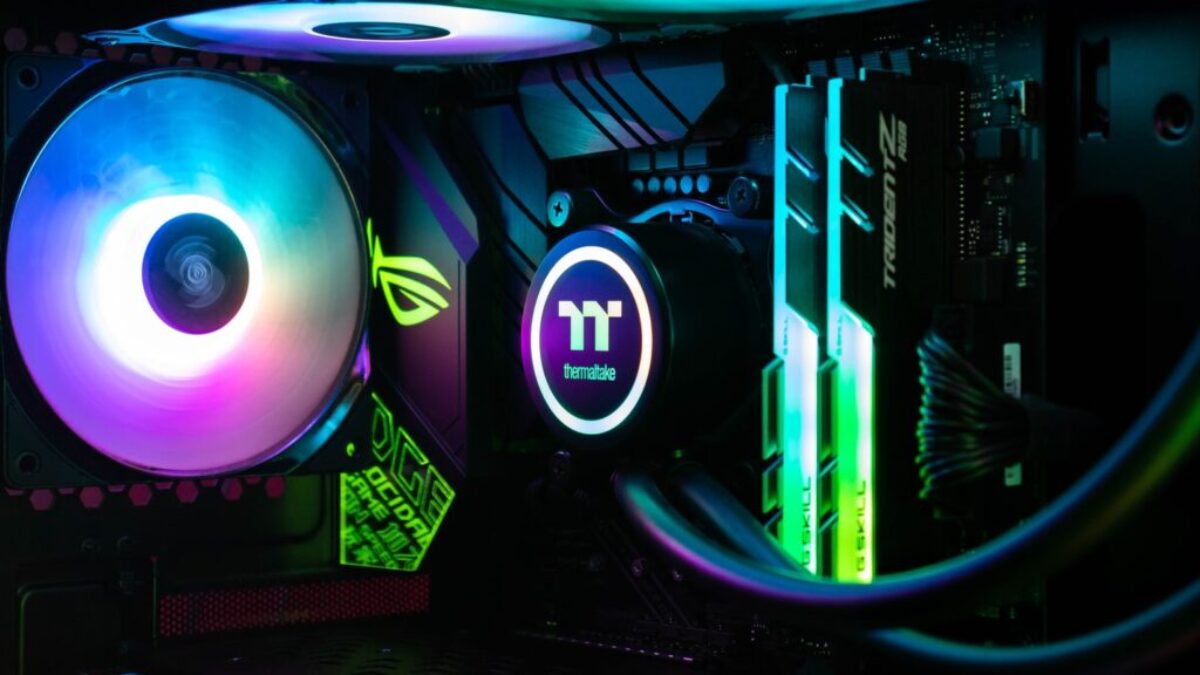 black and purple audio mixer