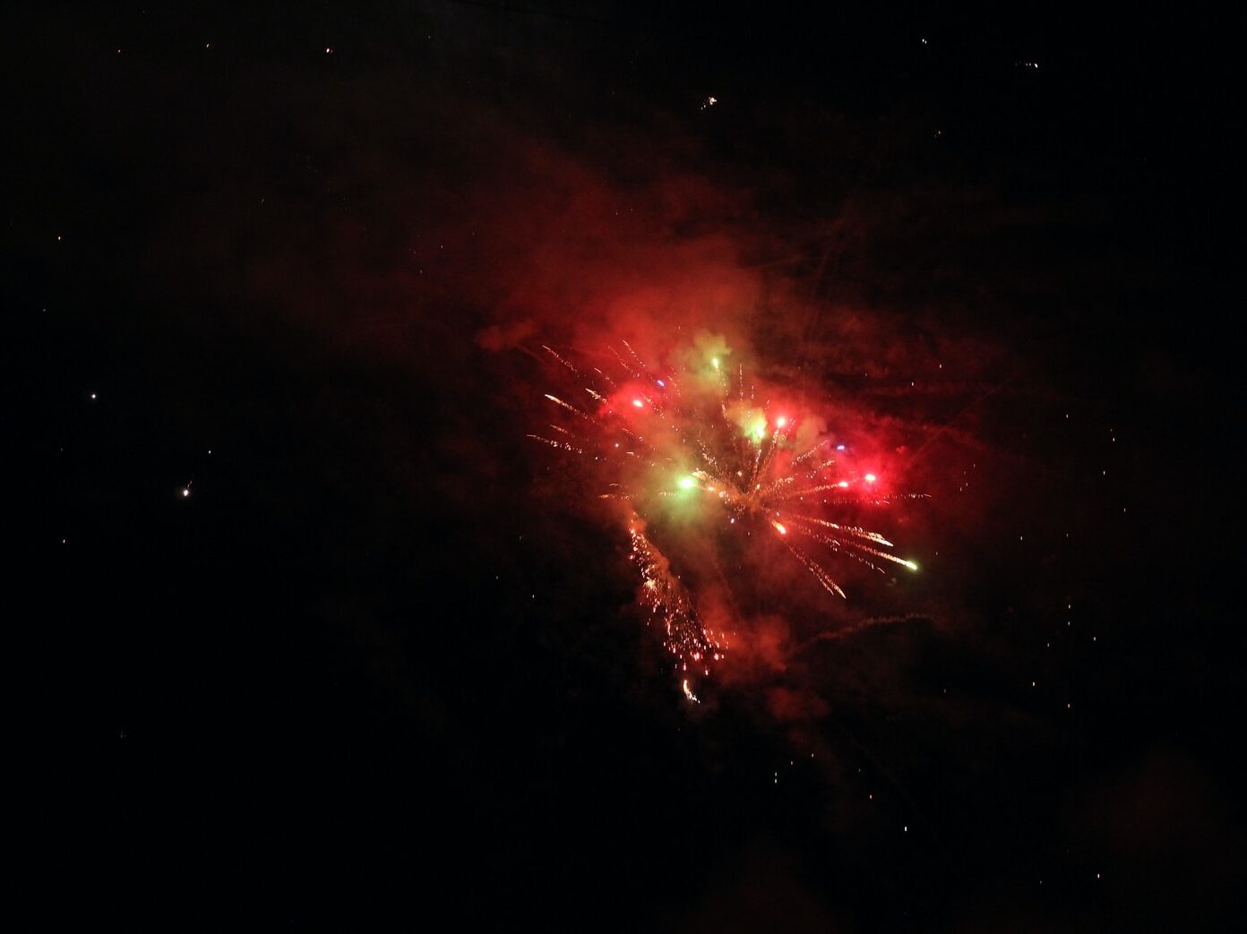fireworks display scenery
