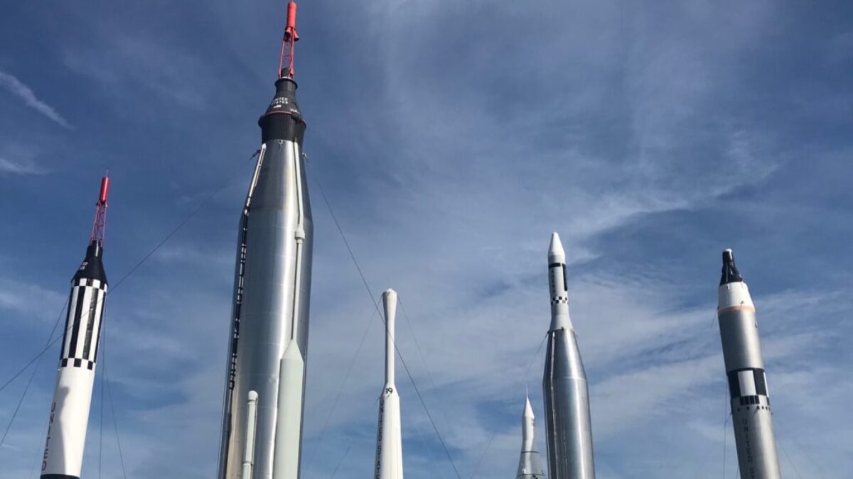 low angle photo of concrete towers
