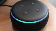 3rd gen. black Amazon echo dot speaker