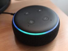 3rd gen. black Amazon echo dot speaker