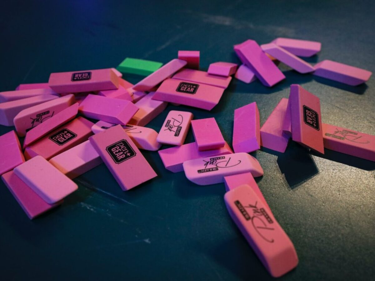 pink and purple plastic blocks