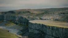 aerial view photography of mountain