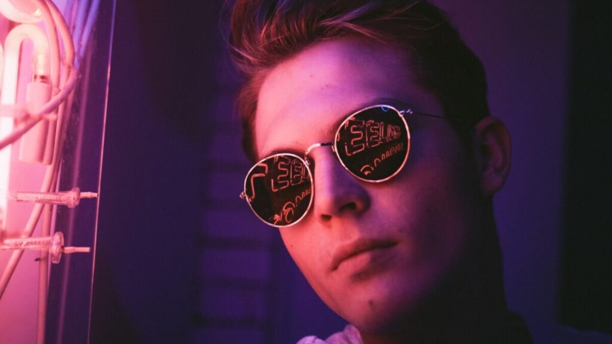 man wearing sunglasses