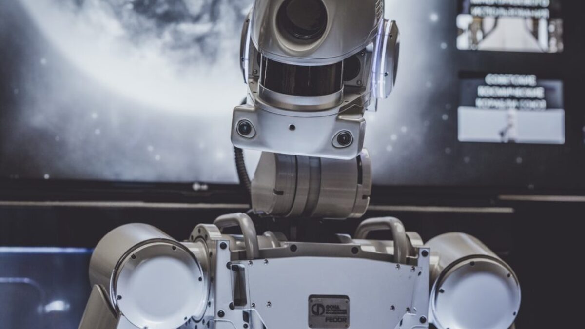 white robot