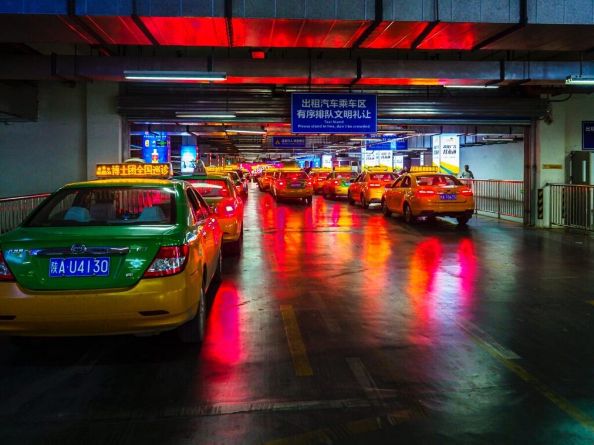 cars on road during night time