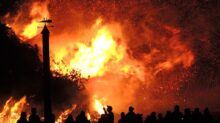 Person Near Fire