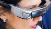 woman wearing SVG sunglasses