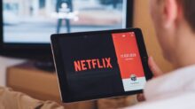man watching Netflic