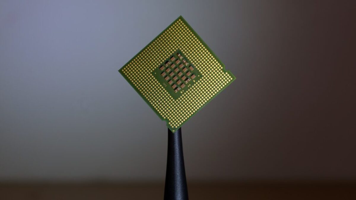person holding computer cell processor