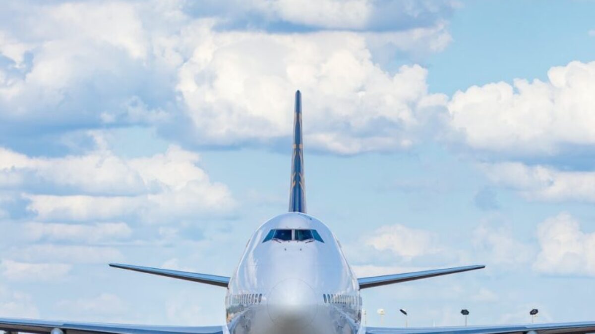 airliner at the airport during daytime