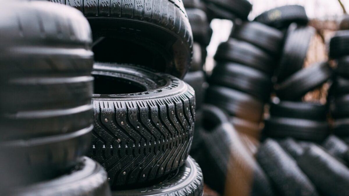 piles of car tires