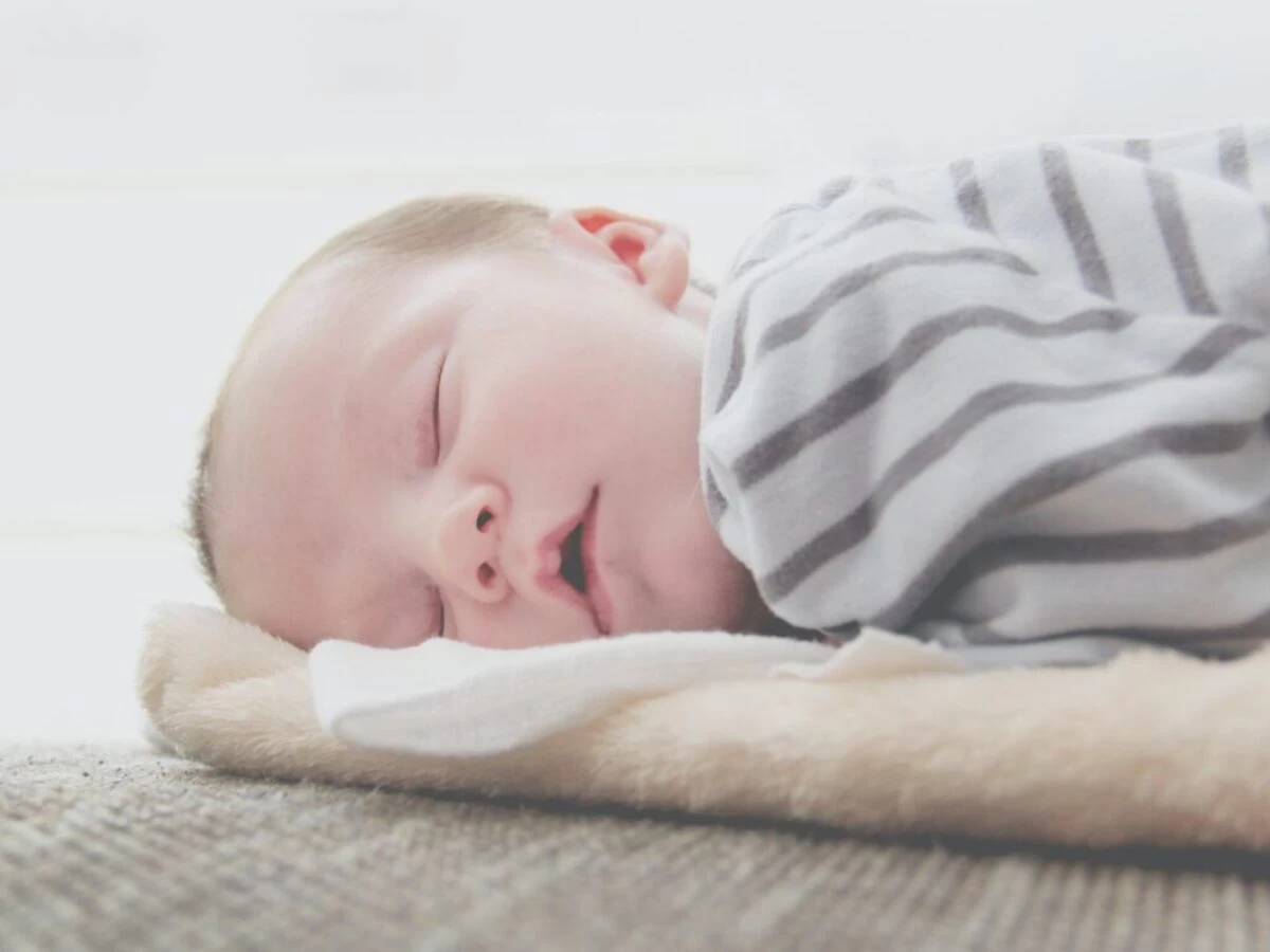 Close-Up Photo of Sleeping Baby