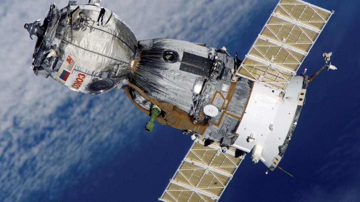 Gray and White Satellite