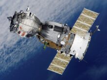 Gray and White Satellite