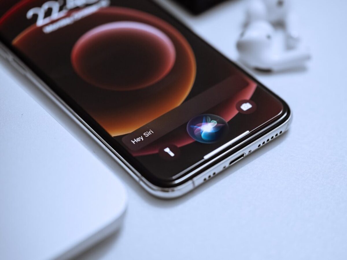 black android smartphone on white table