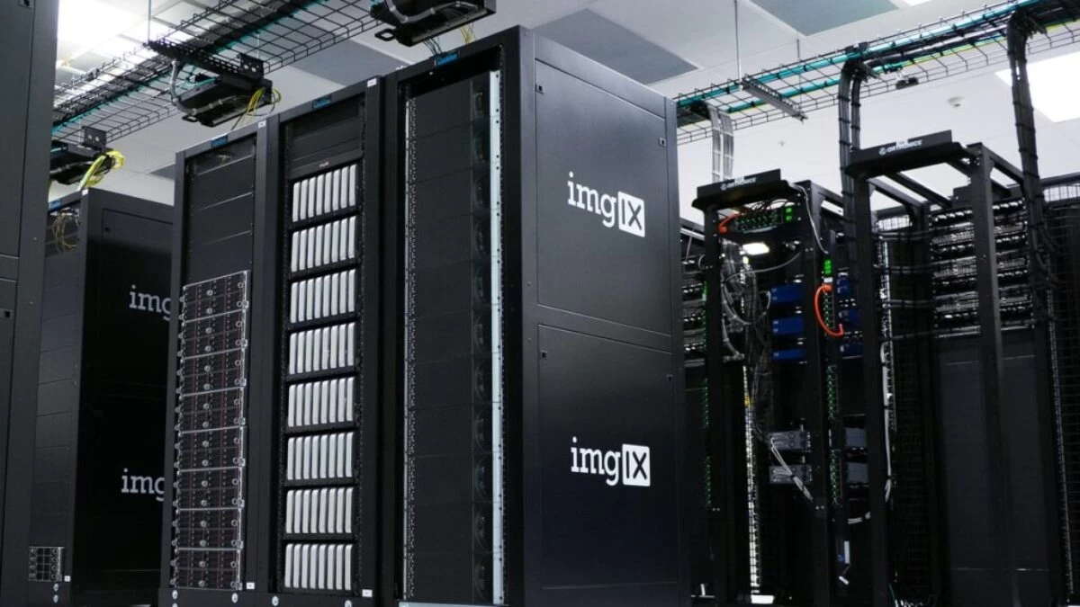 img IX mining rig inside white and gray room