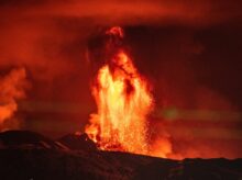 fire in the middle of the field
