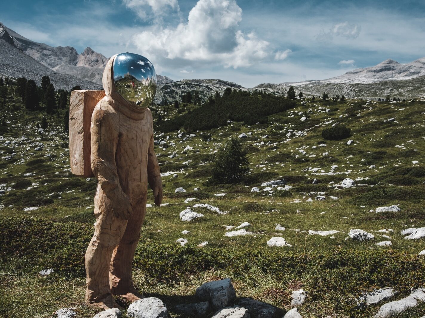 astronaut on space