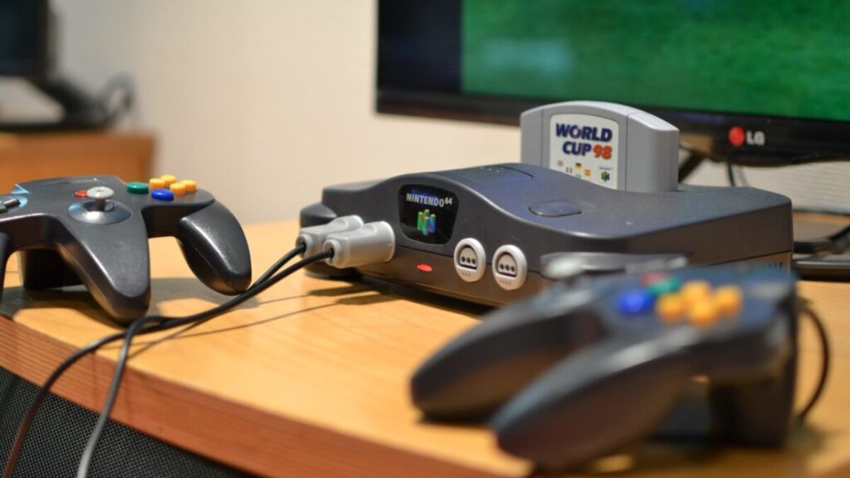black and gray game controller